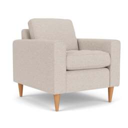 Armchair - Natural - House Weave - Saxon - The Cotswold Company - thumbnail 1