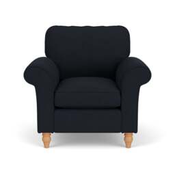 Armchair - Ink - House Linen Mix - Hurley - The Cotswold Company - thumbnail 2