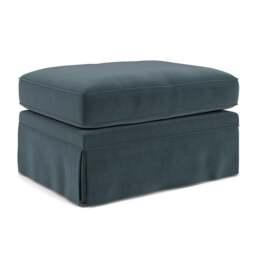 Foot Stool - Night Sky - Matt Velvet - Dawson Small - The Cotswold Company