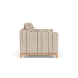 4 Seater Sofa - Charcoal - Compton Stripe - Watson - The Cotswold Company - thumbnail 3
