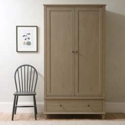 Bibury Smoked Oak Double Wardrobe - The Cotswold Company - thumbnail 4