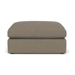 Foot Stool - Mid Grey - House Linen Mix - Clarke Large - The Cotswold Company - thumbnail 2