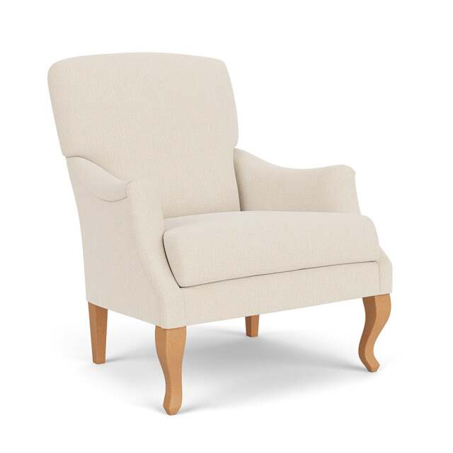 Armchair - Cream - House Weave - Elsie - The Cotswold Company - image 1