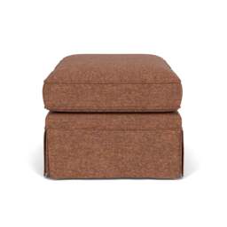Foot Stool - Brick Marl - Aquaclean Oxford - Dawson Small - The Cotswold Company - thumbnail 3