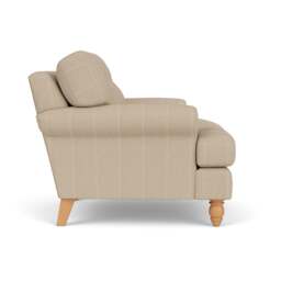 Armchair - Natural - Compton Stripe - Talbot - The Cotswold Company - thumbnail 3