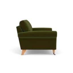2 Seater Sofa - Forest Green - Matt Velvet - Osbourne - The Cotswold Company - thumbnail 3