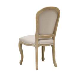 Camille Limewash Oak Camille Limewash Upholstered Dining Chair - Set of 6 - The Cotswold Company - thumbnail 5