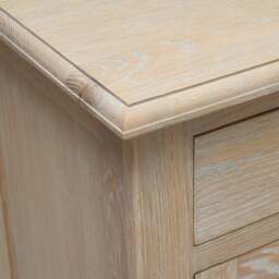 Camille Limewash Oak 3 Door Sideboard - The Cotswold Company - thumbnail 4