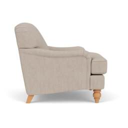 Armchair - Natural - Luxury Italian Linen - Ashbee - The Cotswold Company - thumbnail 3