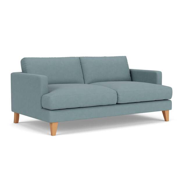 3 Seater Sofa - Sky blue - House linen mix - Jackson - The Cotswold Company - image 1