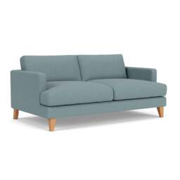 3 Seater Sofa - Sky blue - House linen mix - Jackson - The Cotswold Company - thumbnail 1