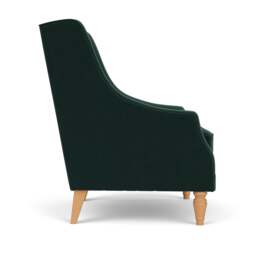 Armchair - Lake - Matt Velvet - Annie - The Cotswold Company - thumbnail 3