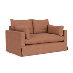 2 Seater Sofa - Brick - Herringbone Weave - Ashton - The Cotswold Company
