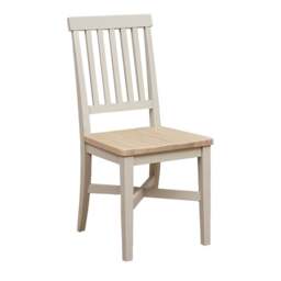 Wooden Seat Dining Chair - Chester Limestone - The Cotswold Company - thumbnail 4