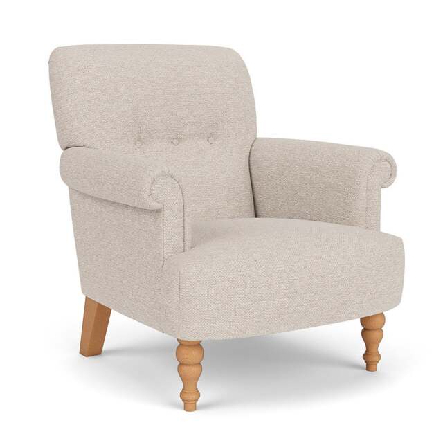 Armchair - Natural - House Weave - Harriet - The Cotswold Company - image 1
