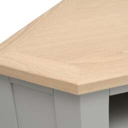 Corner TV Stand up to 55 - Chester Dove Grey - The Cotswold Company - thumbnail 7