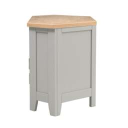 Corner TV Stand up to 55 - Chester Dove Grey - The Cotswold Company - thumbnail 6