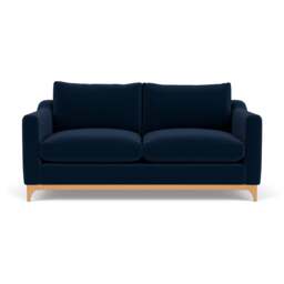 4 Seater Sofa - Deep Blue - Matt Velvet - Watson - The Cotswold Company - thumbnail 2
