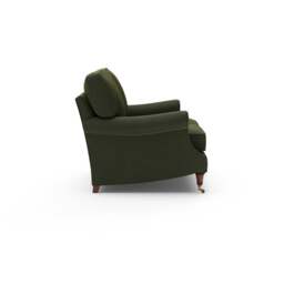 Large 2 Seater Sofa - Forest Green - Matt Velvet - Taylor High Back - The Cotswold Company - thumbnail 7