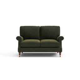 Large 2 Seater Sofa - Forest Green - Matt Velvet - Taylor High Back - The Cotswold Company - thumbnail 6