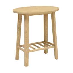 Berkeley Nordic Oak Berkeley Nordic Oval Side Table - The Cotswold Company - thumbnail 3