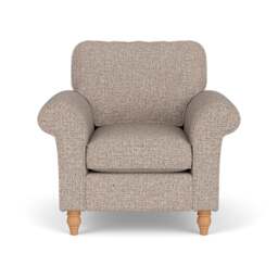 Armchair - Natural Mix - Textured Weave - Hurley - The Cotswold Company - thumbnail 2