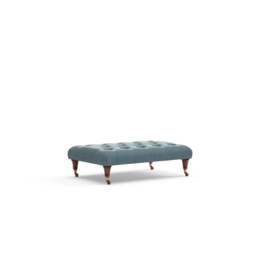 Foot Stool - Teal - Eco Chenille - Amelia Small - The Cotswold Company - thumbnail 6