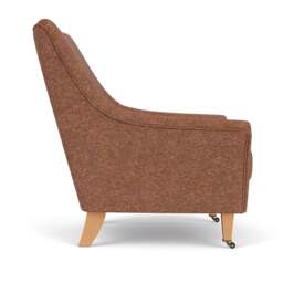 Armchair - Brick Marl - Aquaclean Oxford - Martha - The Cotswold Company - thumbnail 3