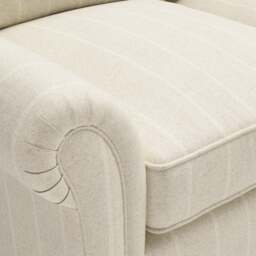 Armchair - Natural - Compton Stripe - Osbourne - The Cotswold Company - thumbnail 5
