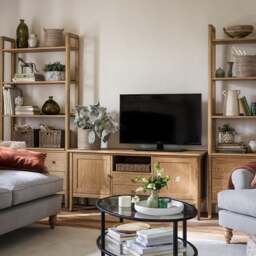 Berkeley Nordic Oak Large Open Bookcase - The Cotswold Company - thumbnail 4