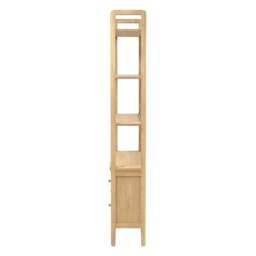 Berkeley Nordic Oak Large Open Bookcase - The Cotswold Company - thumbnail 7