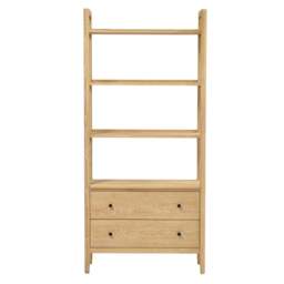 Berkeley Nordic Oak Large Open Bookcase - The Cotswold Company - thumbnail 6
