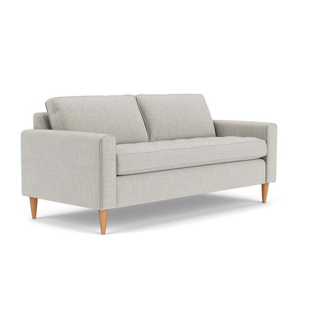 3 Seater Sofa - Grey Mist - Eco Chenille - Saxon - The Cotswold Company - image 1