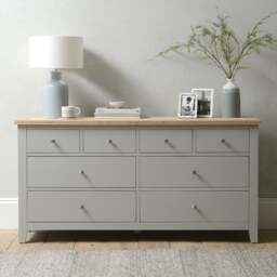 8 Drawer Chest - Chester Dove Grey - The Cotswold Company - thumbnail 1