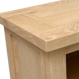 Inglesham Whitewash Oak Small Bookcase - The Cotswold Company - thumbnail 4