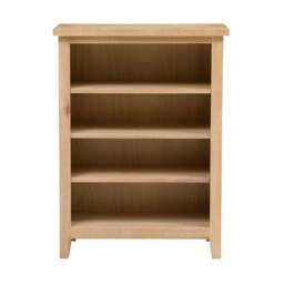 Inglesham Whitewash Oak Small Bookcase - The Cotswold Company - thumbnail 2