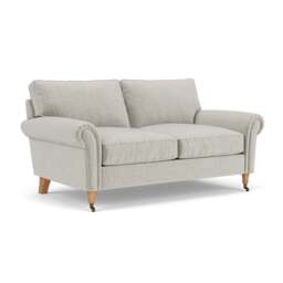 Large 2 Seater Sofa - Grey Mist - Eco Chenille - Osbourne - The Cotswold Company