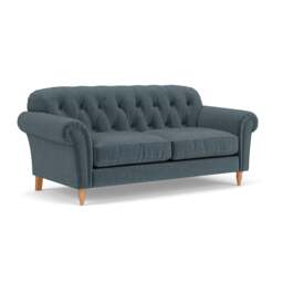 3 Seater Sofa - Teal - Eco Chenille - Chapman - The Cotswold Company - thumbnail 1