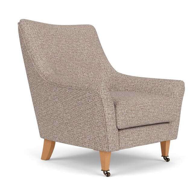 Armchair - Natural Mix - Textured Weave - Martha - The Cotswold Company - image 1
