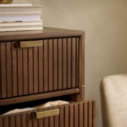 5 Drawer Chest - Oakridge Toasted Oak - The Cotswold Company - thumbnail 2