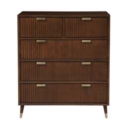 5 Drawer Chest - Oakridge Toasted Oak - The Cotswold Company - thumbnail 5