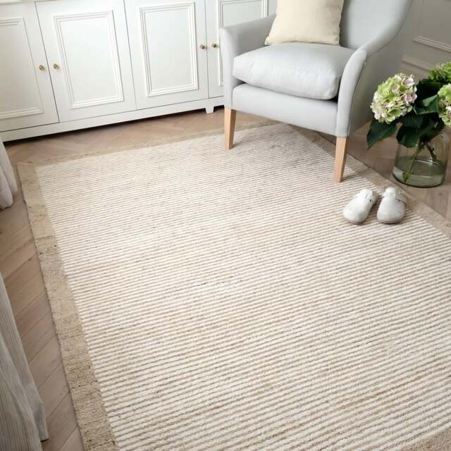 Rugs & Runners Brookfield Stripe Wool Rug 160x230cm -  - The Cotswold Company - image 1