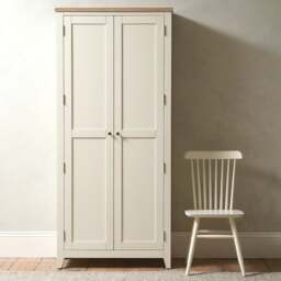 2 Door Hallway Cupboard - Chester Classic Cream - The Cotswold Company - thumbnail 2