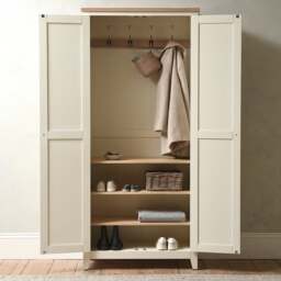 2 Door Hallway Cupboard - Chester Classic Cream - The Cotswold Company - thumbnail 1