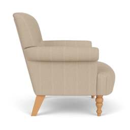 Armchair - Natural - Compton Stripe - Harriet - The Cotswold Company - thumbnail 3