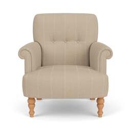 Armchair - Natural - Compton Stripe - Harriet - The Cotswold Company - thumbnail 2
