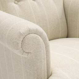 Armchair - Natural - Compton Stripe - Harriet - The Cotswold Company - thumbnail 5