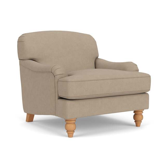 Armchair - Natural - House Linen Mix - Ashbee - The Cotswold Company - image 1