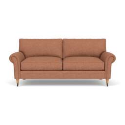 3 Seater Sofa - Brick - Herringbone Weave - Osbourne - The Cotswold Company - thumbnail 2