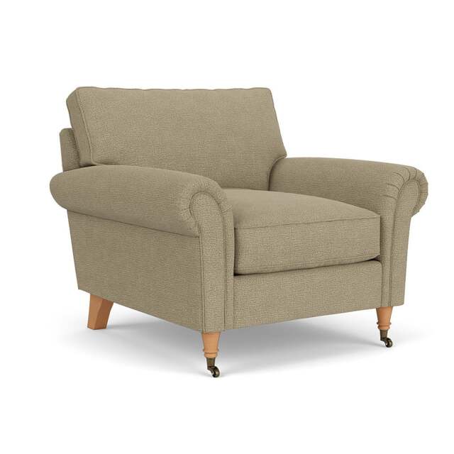 Armchair - Green Marl - House Weave - Osbourne - The Cotswold Company - image 1